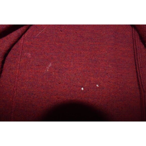 Vintage Company by Ellen Tracy Dark Red Raspberry Wool Trench Coat Women Size XL - Picture 4 of 6